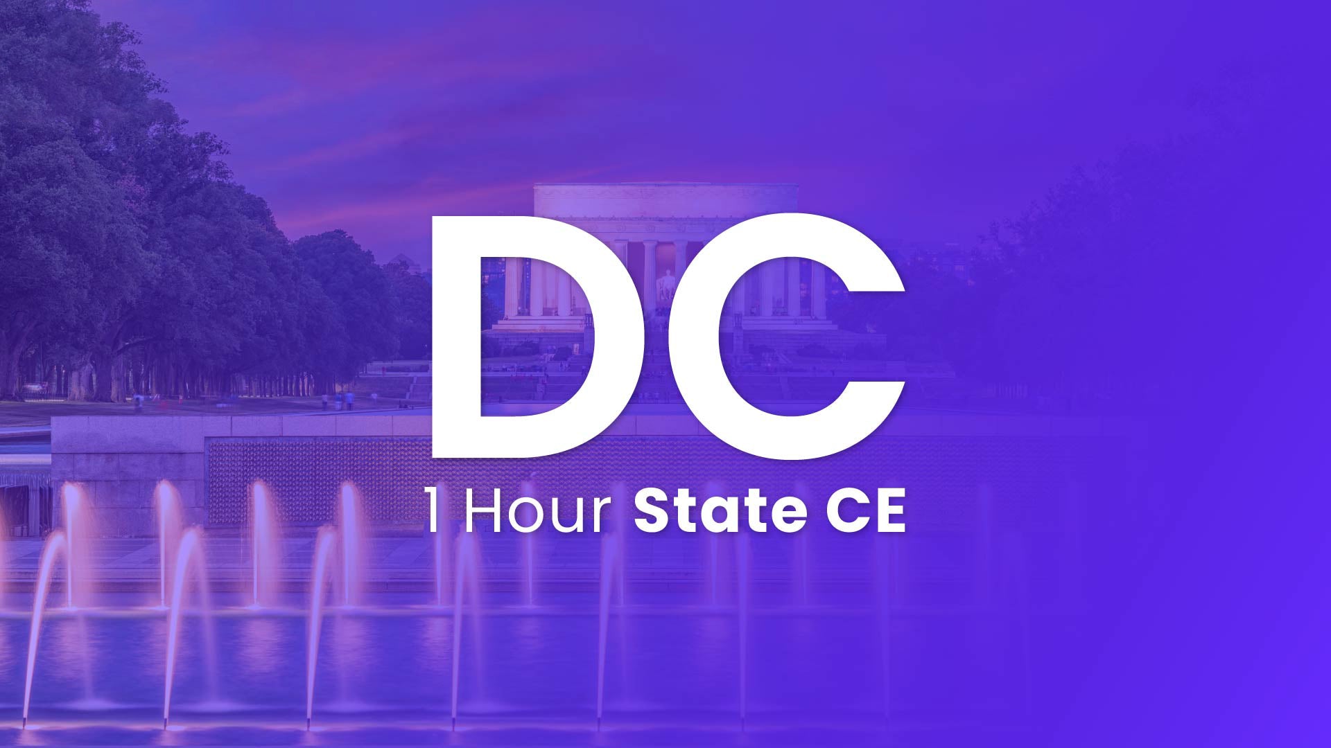 DC 1 Hour Online CE 2025